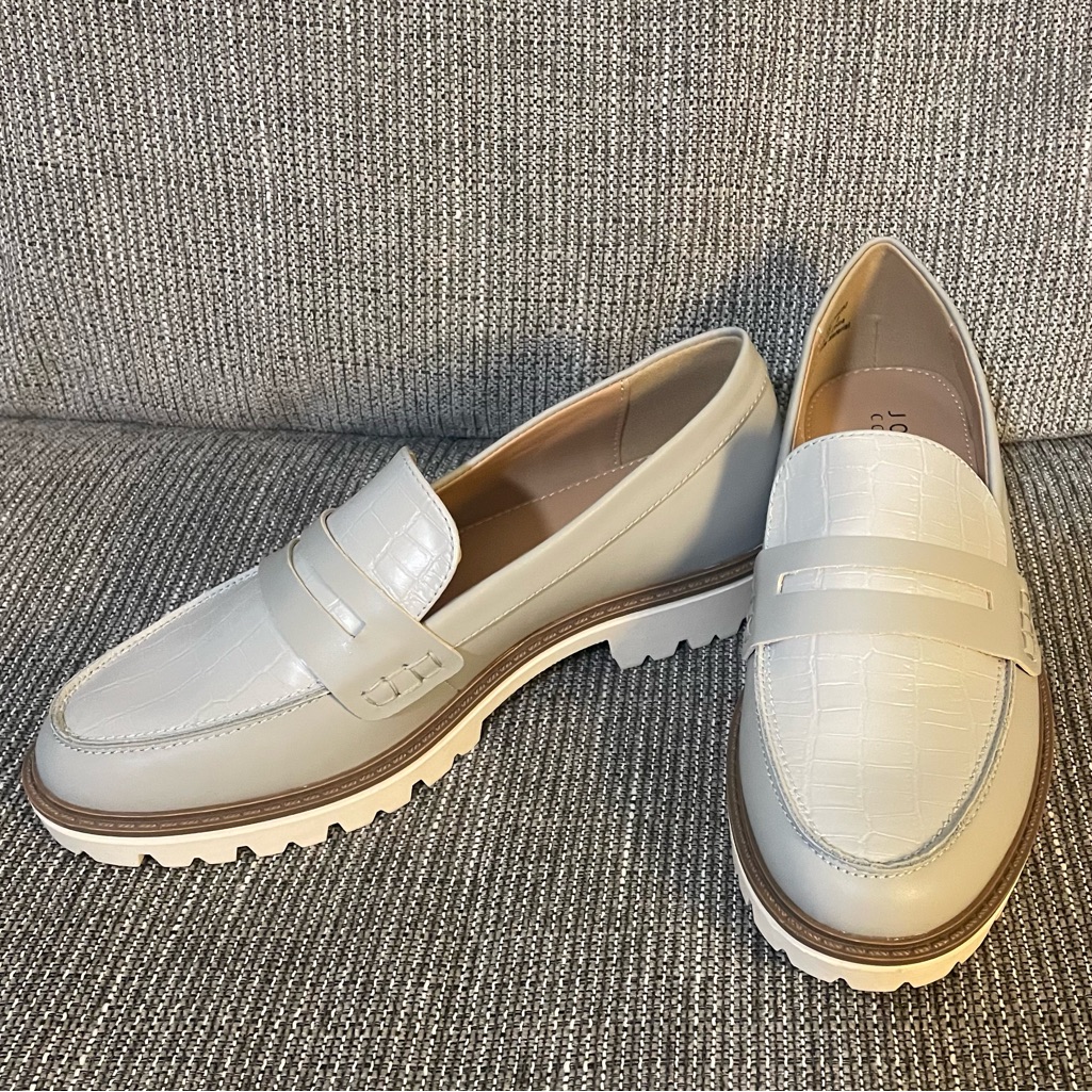 Journee Collection Kenly Penny Loafer Grey New
